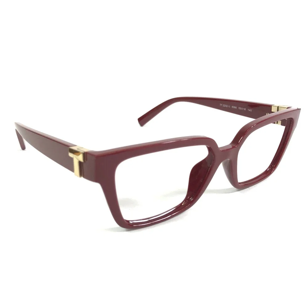 Tiffany & Co. Eyeglasses Frames TF2232-U 8366 Fired Brick Gold Logos 53-16-140